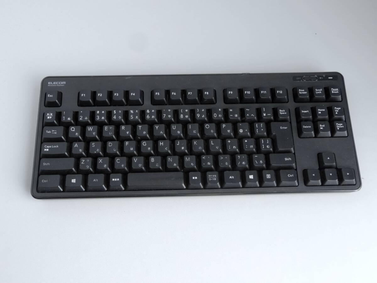 エレコム TK-FDM105TBK 無線キーボード動確