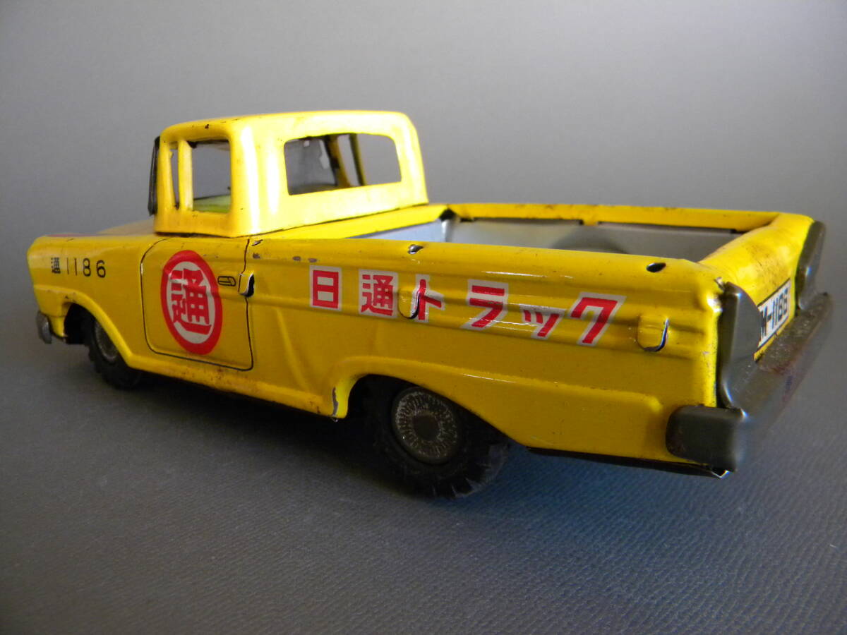 当時物 60`s ★★日本通運 トラック 日本製 ブリキ 18㎝ 日通 !! アメ車 左ハンドル 光球商会 トラック野郎 昭和40年代★★「定形外/LP可」