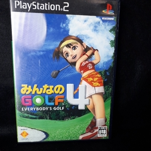 PS2 ソフト みんなのGOLF 4 スポーツ ゲーム ゴルフ プレイステーション PlayStation　ファミリー　キッズ