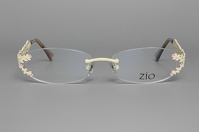 【新品・未使用】ZIO Flora eyewear ジオ フローラ ツーポイント Flora 15J ホワイト color.93 53□16 135