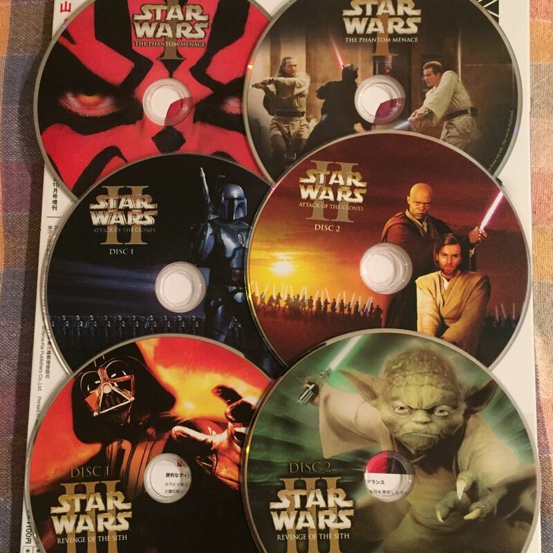 美中古 アメリカ仕様 DVD スター・ウォーズ プリクエル・トリロジー エピソード 1、2、3 セット Star Wars