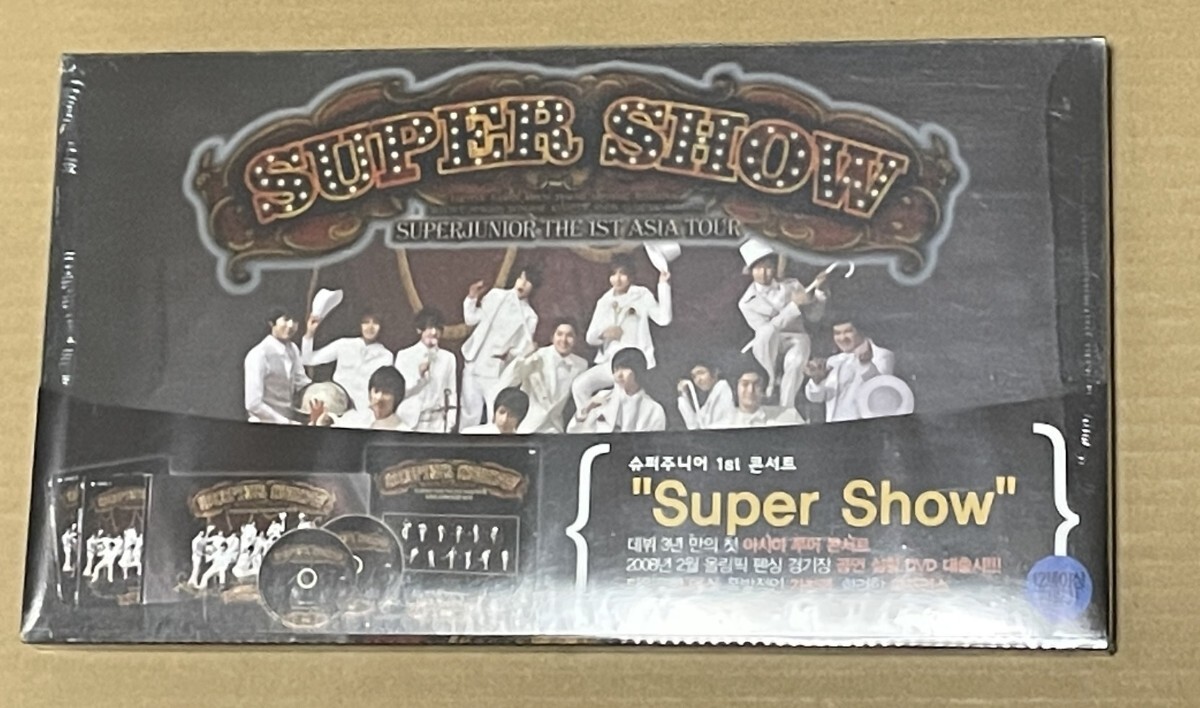 未開封 送料込 SUPER JUNIOR - Super Show: Super Junior The 1st Asia Tour 輸入盤2DVD / 8809178076761