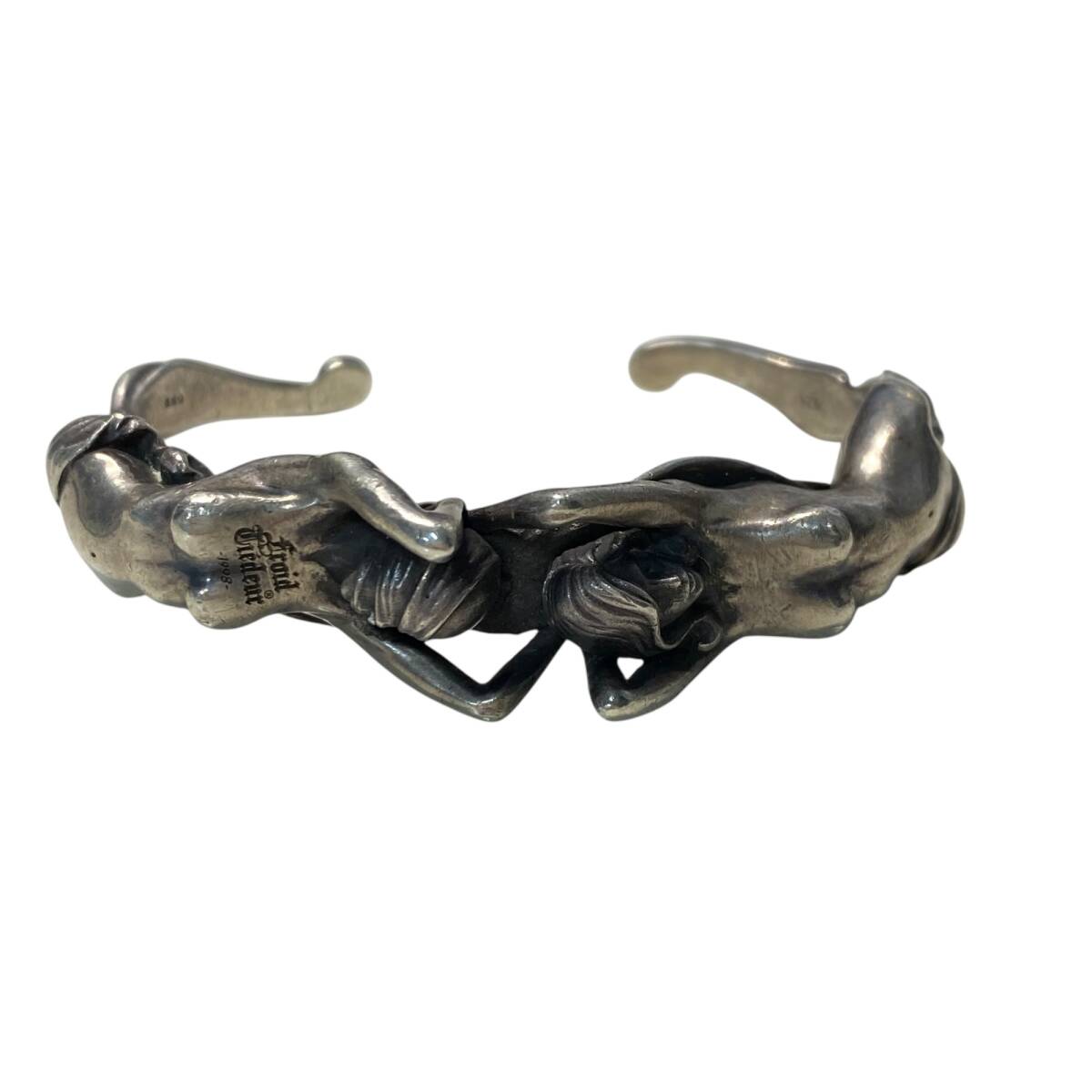 【中古品】 Froid Tiedeur フロワティエドール ミクロワ・ジュルパルモ バングル アクセサリー シルバー S69006RD