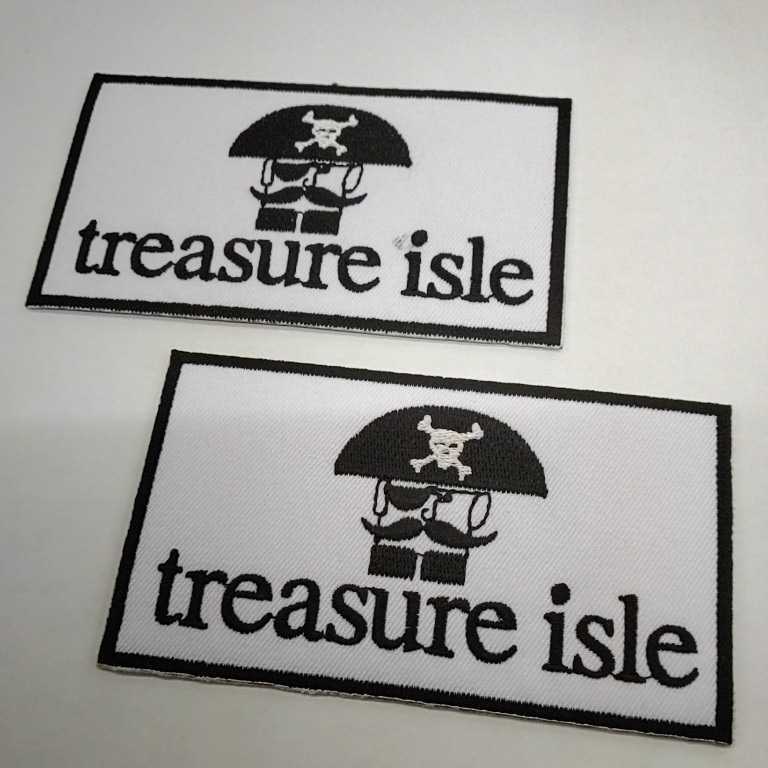 ◎ t r e a s u r e　i s l e ワッペン 2枚セット s046　