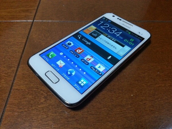 即落/即発!!美中古品 SC-03D Galaxy S2 LTE ホワイト