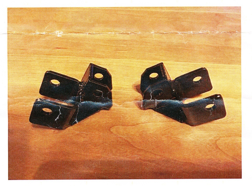 ワンオフ：BMW R100GS/80GS用フットペグ・ロワーリングキット（シルバー）