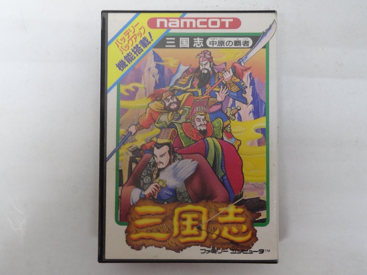 テ■/Zこ8864　任天堂 ファミコン FC / 三国志　中原の覇者 / 読込OK / ソフトのみ / 保証無
