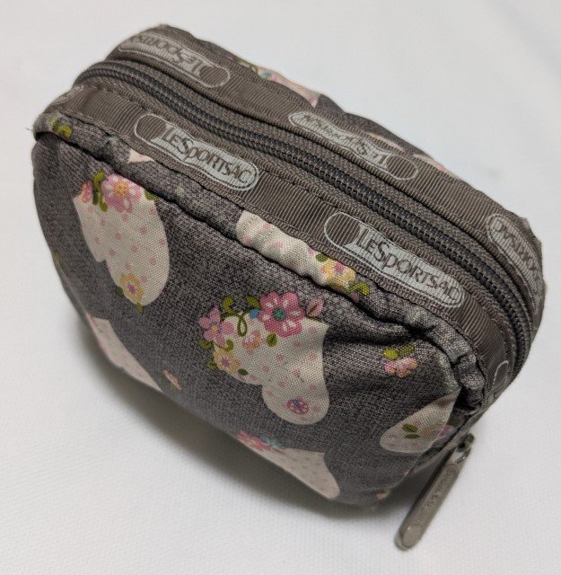 ■レスポートサック ボックスポーチ ポケットティッシュケース メイクポーチ 化粧ポーチ Lesportsac■