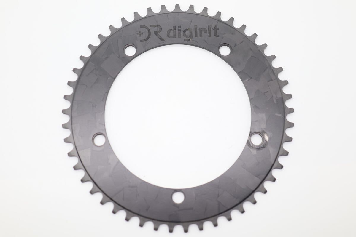 digirit TRACK CHAINRING 49 144 ディジリット ピスト カーボン チェーンリング blue lug ブルーラグ SURLY サーリー CRUST クラスト 