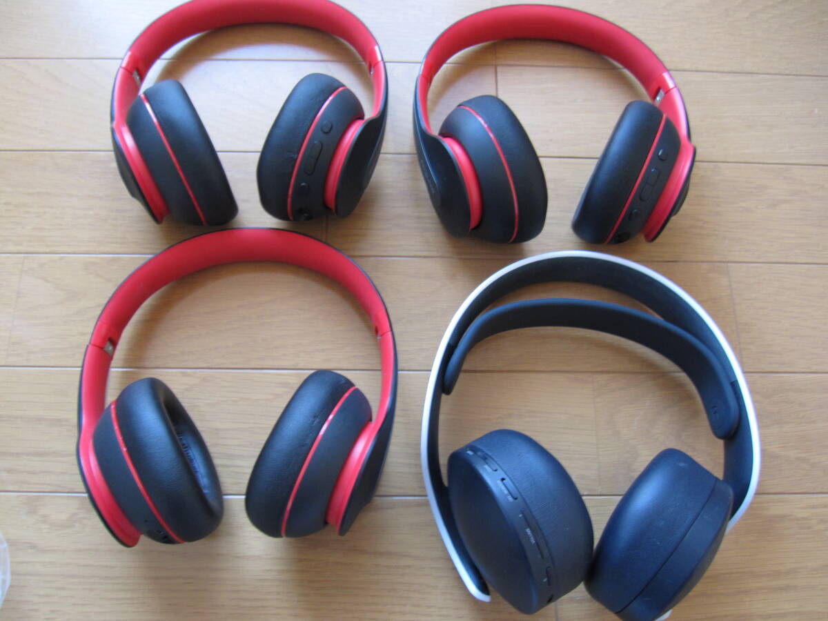 程度中上　Anker Soundcore Life Q10　Bluetooth5.0　3個　と　PS5　PULSE 3D ワイヤレスヘッドセット　CFI-ZWH1J　1個 　合計4個　動作OK 