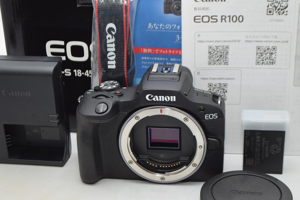 美品★Canon キヤノン EOS R100 ボディ★元箱付