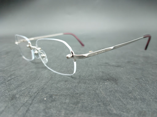 ▽【577】 ブルガリ メガネ 613T / BVLGARI アイウェア 420/76 52□18 135 Eyewear 眼鏡 ゴールド 度なし おしゃれ イタリア製