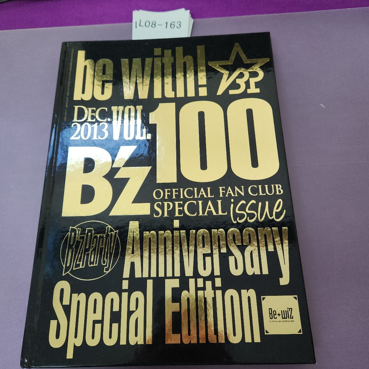 L08-163 be with! vol.100 December 2013 B'z official fan club special issue