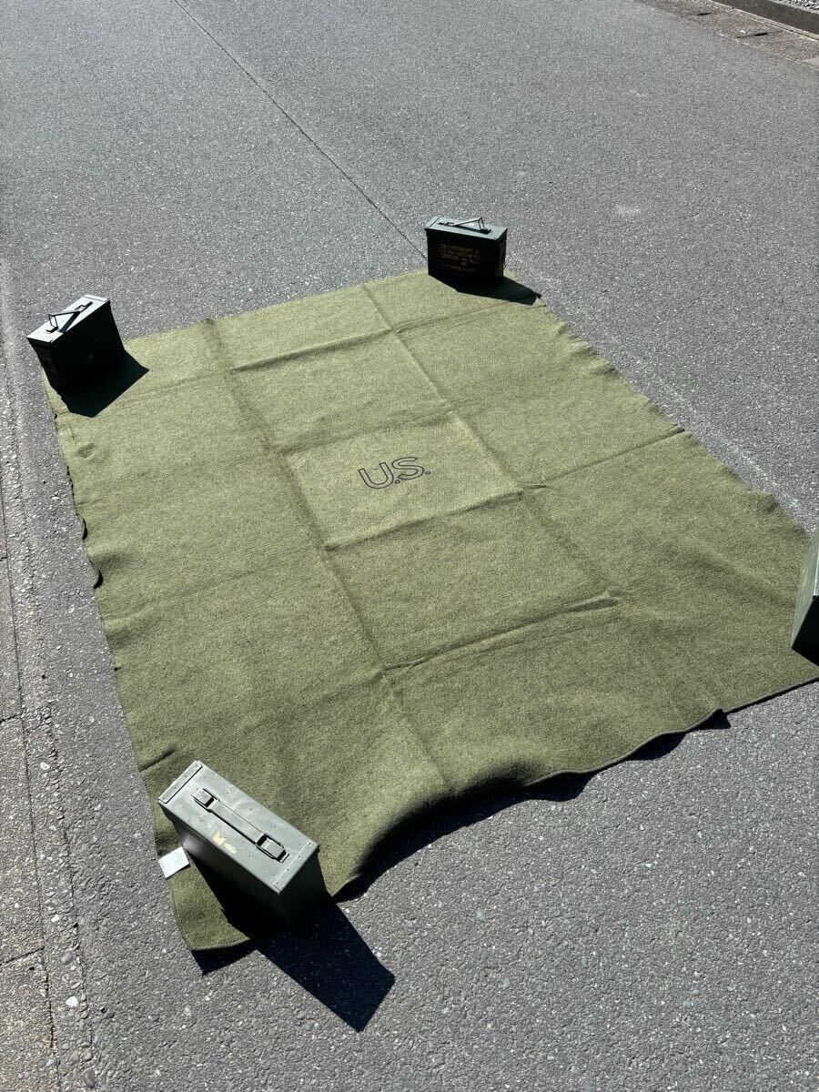 米軍放出品　カーペット　絨毯　アメリカ製　新品　デッドストック　62×80 インテリア　ヴィンテージ　