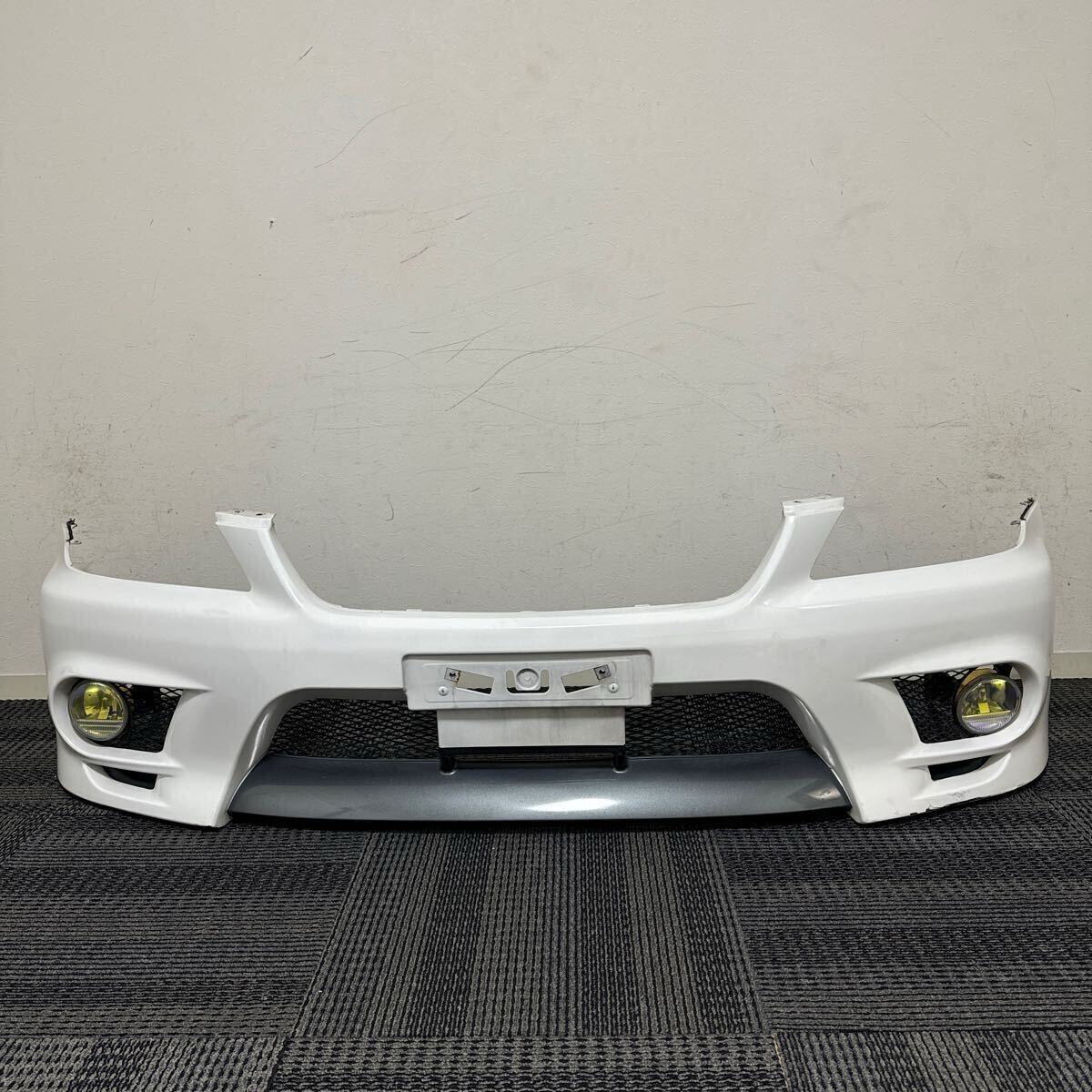 中古 絶版 希少 トヨタ SXE10 GXE10 アルテッツァ 前期 純正OP フロントバンパー ネオカスタマイズ クオリタート フォグ 白 ホワイト