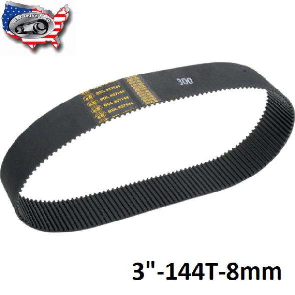 BDL 新品 2025年入荷品 柔らかい 3インチ 144T 8mm 3 ベルト オープンベルトキット ベルトドライブ 8㎜ 8ミリ 144 DS-360014 20-0105 8 
