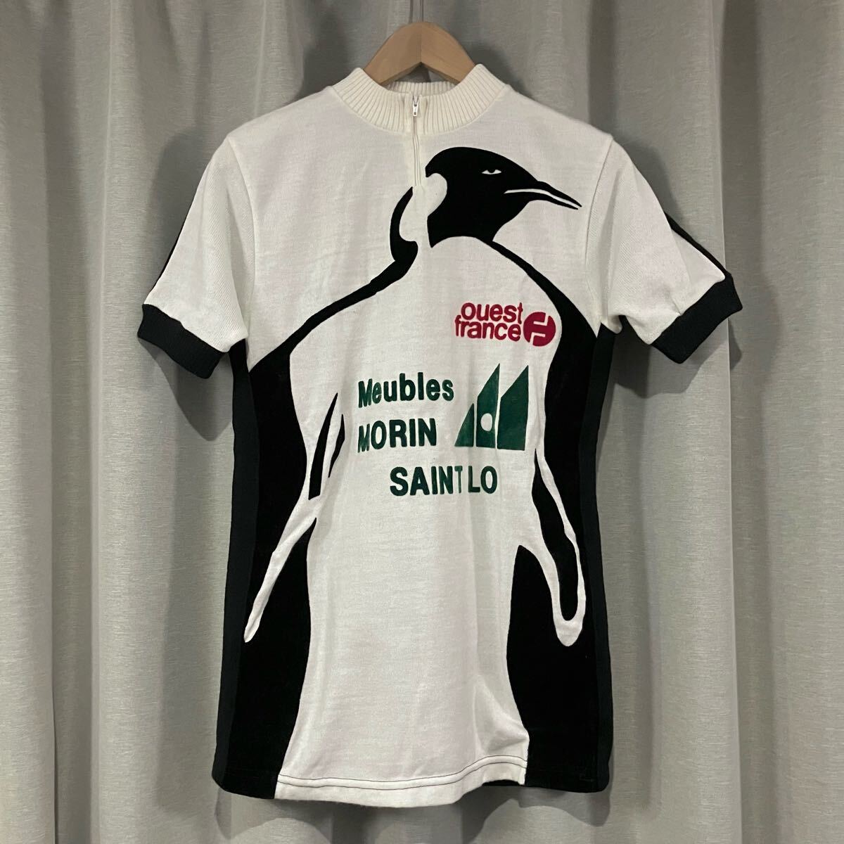 TRICOTS DU ROCHER サイクル ニット 3 フランス製 Ouest France 自転車 サイクリング ジャージ ペンギン シャツ 半袖 アクリル
