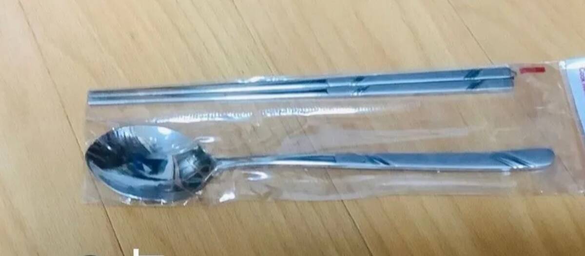 【2点セット】ステンレス箸&スプーンセット
