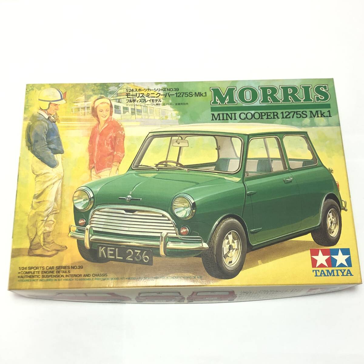 ＊【未組立】TAMIYA モーリス ミニクーパー プラモデル 1275S Mk.1 1/24 スポーツカーシリーズ No.39 タミヤ MORRIS MINI COOPER