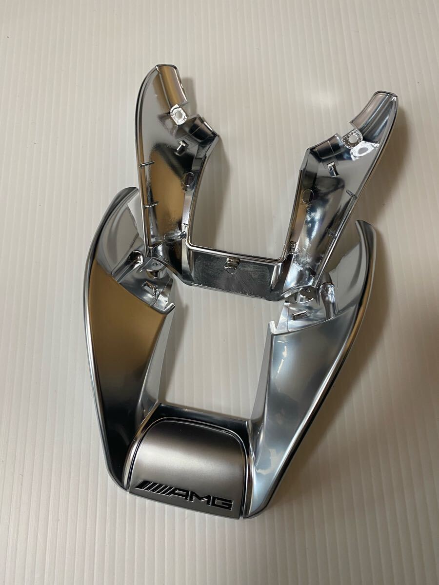 AMG ステアリングトリム　新品　シルバー　工具付き