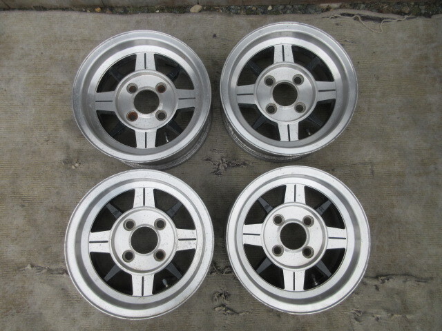 当時物　ハヤシ　ワーク　十字　ＴＯＹＯ　Ｚ　１ピース　鍛造ホイール　サニトラ　旧スズキ車　キャリー　エブリィ　アルト　街道レーサー