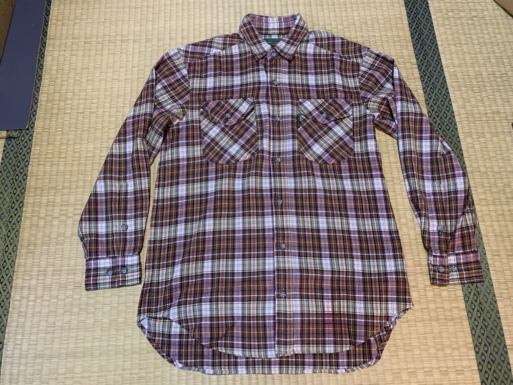 日本製/asics/アシックス/TARAS BOULBA/タラスブルバ 薄手長袖ボタンシャツ　M