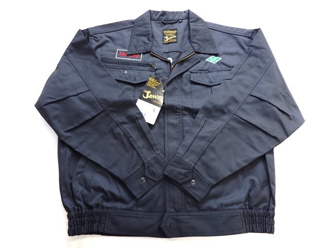 ★ 未使用品 ★ jawin ジャウィン 札幌 51200 シックブラック 長袖ブルゾン 秋冬 ワークウェア 作業着 作業服 Lサイズ 自重堂 ★