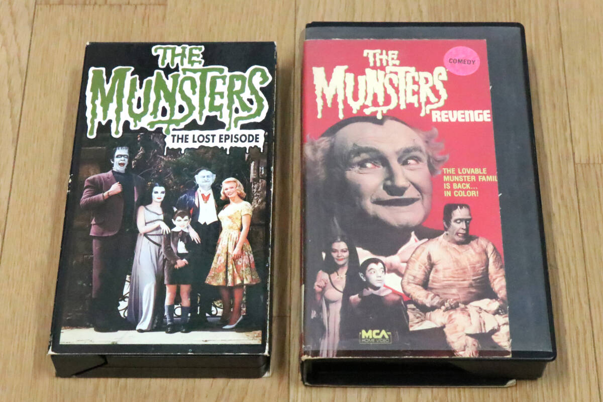 THE MUNSTERS　2本　VHS　ビデオテープ　海外　外国　動作未確認　中古品　【商品説明必読】