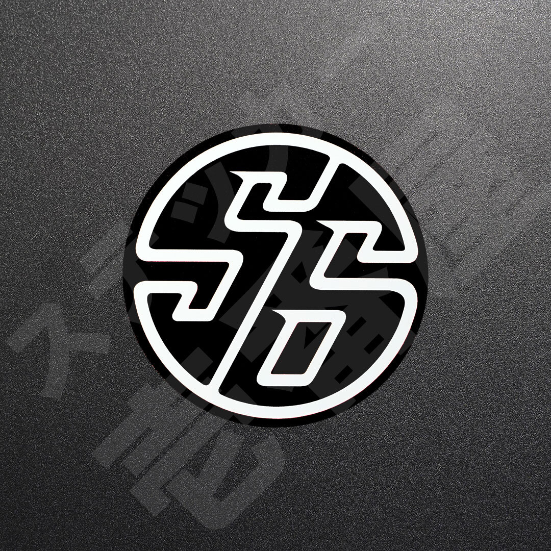 新品・未使用☆BEATMASTER　S6サークルステッカー　ブラック　1枚　縦100mm×横100mm　| ロゴ | デカール | 新品 | 送料無料 | 匿名配送