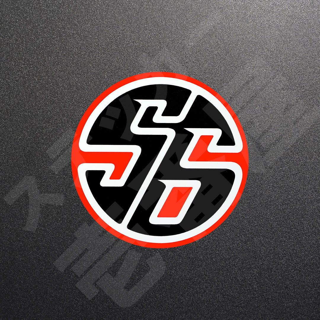 新品・未使用☆BEATMASTER　S6サークルマグネット　レッド　1枚　縦100mm×横100mm　| ロゴ | デカール | 新品 | 送料無料 | 匿名配送