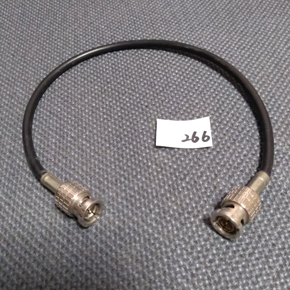 BNCケーブル　カナレコネクタ　TOKYO TSUSHIN ELECTRIC 3C2V 約38cm 管理NO.266