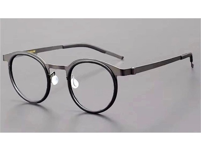 Mono Vision Titan ブラック×ブラック チタン メガネ 01