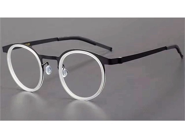 Mono Vision Titan ブラック×ホワイト チタン メガネ 02