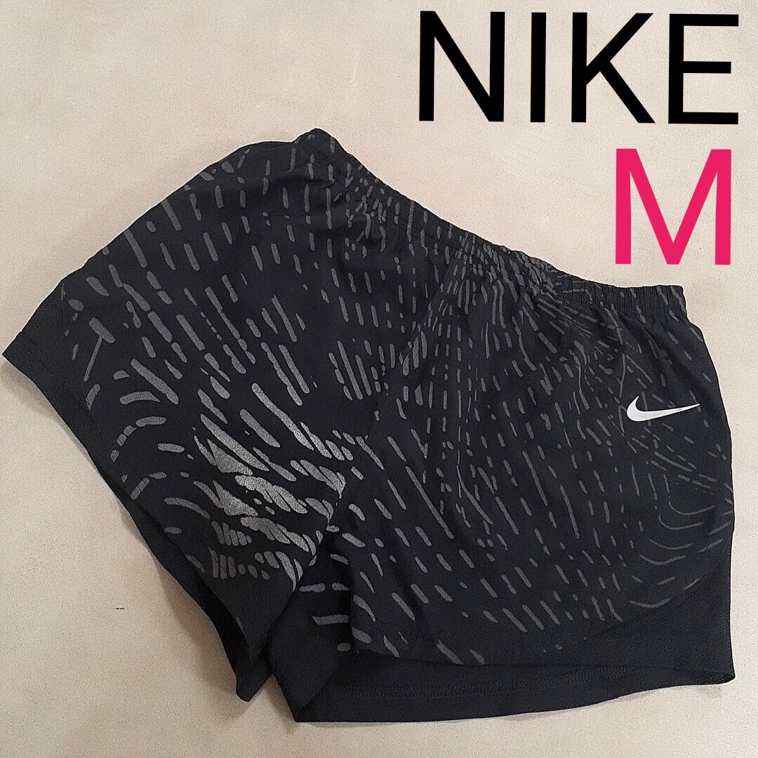 【超美品】 NIKE ナイキ ランニングパンツ ランパン ショートパンツ ランニング ジョギング マラソン レディースM メンズS インナー付き