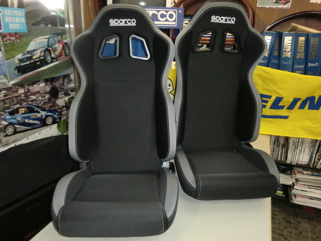SPARCO JAPAN スパルコ R100J リクライングバケットシート 2脚セット 黒/グレー お取り寄せ品【国内正規品＆メーカー直送】