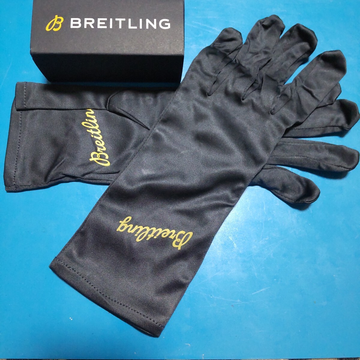 BREITLING グローブ 手袋 ブライトリング ケース 付き M 送料込み
