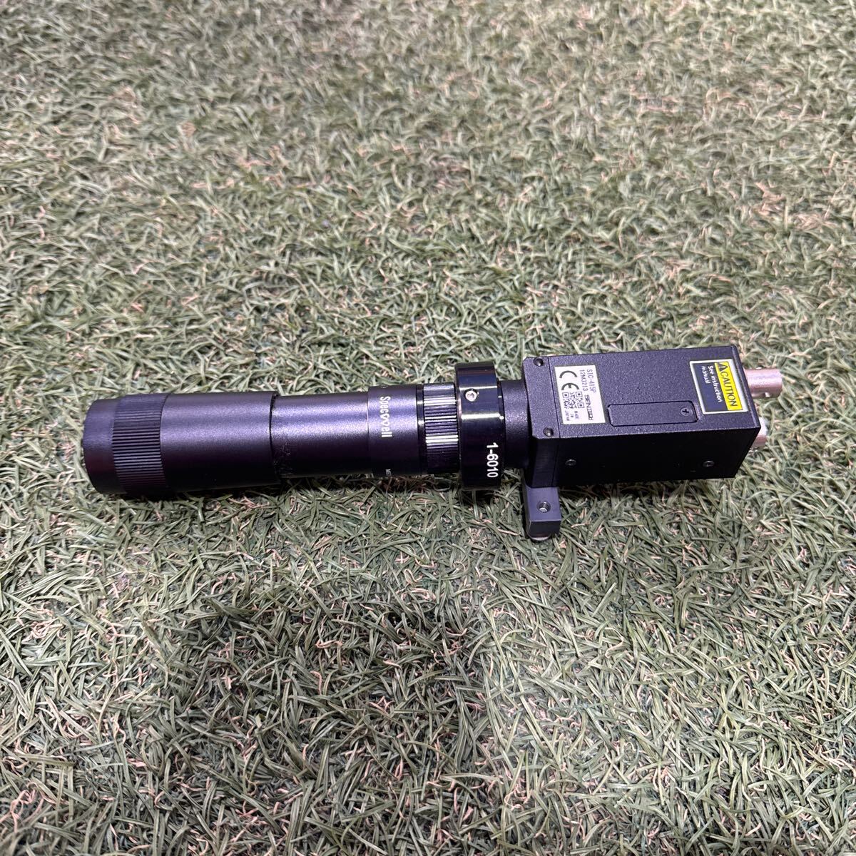 5B268 美品　Sentech STC-415P 工業用カメラ / Specwell M820-C 顕微鏡/望遠鏡 フォーカシングレンズ レチクル内蔵　動作保証　