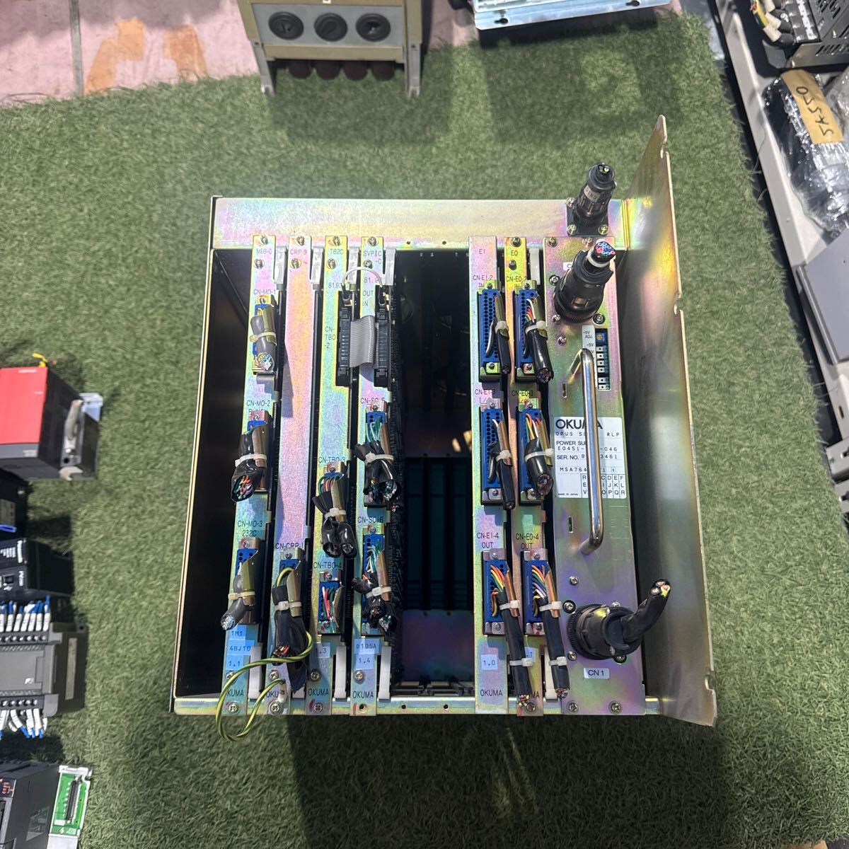 5B338 OKUMA コントロール　OPUS-5000 // OPUS 5000 CPU/IF RACK ⅡB / E7191-090-002 MⅡB-0 CRP-9 TB2C SVPⅡC EI EO 動作保証　