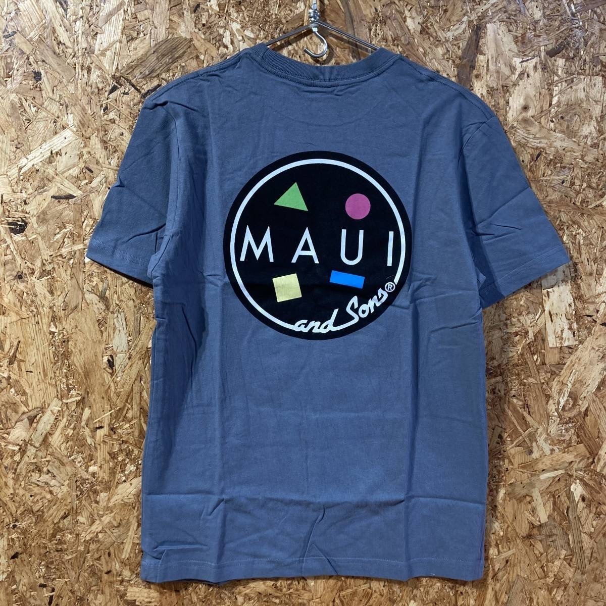 MAUI and Sons 半袖 Tシャツ S マウイ アンド サンズ グレー 0076