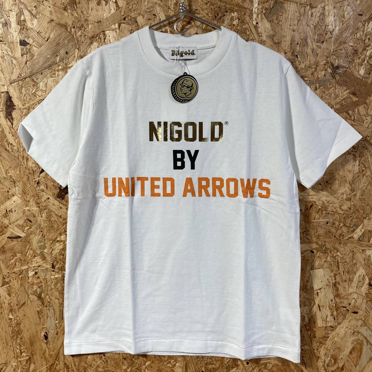 NIGOLD by UNITED ARROWS & SONS 半袖 Tシャツ S コラボ 別注 限定 ユナイテッド アローズ BAPE NIGO UAS