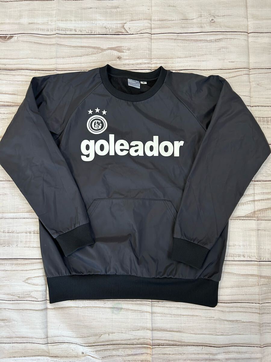 ゴレアドール　ピステ　裏起毛　goleador サッカー　フットサル　M 黒