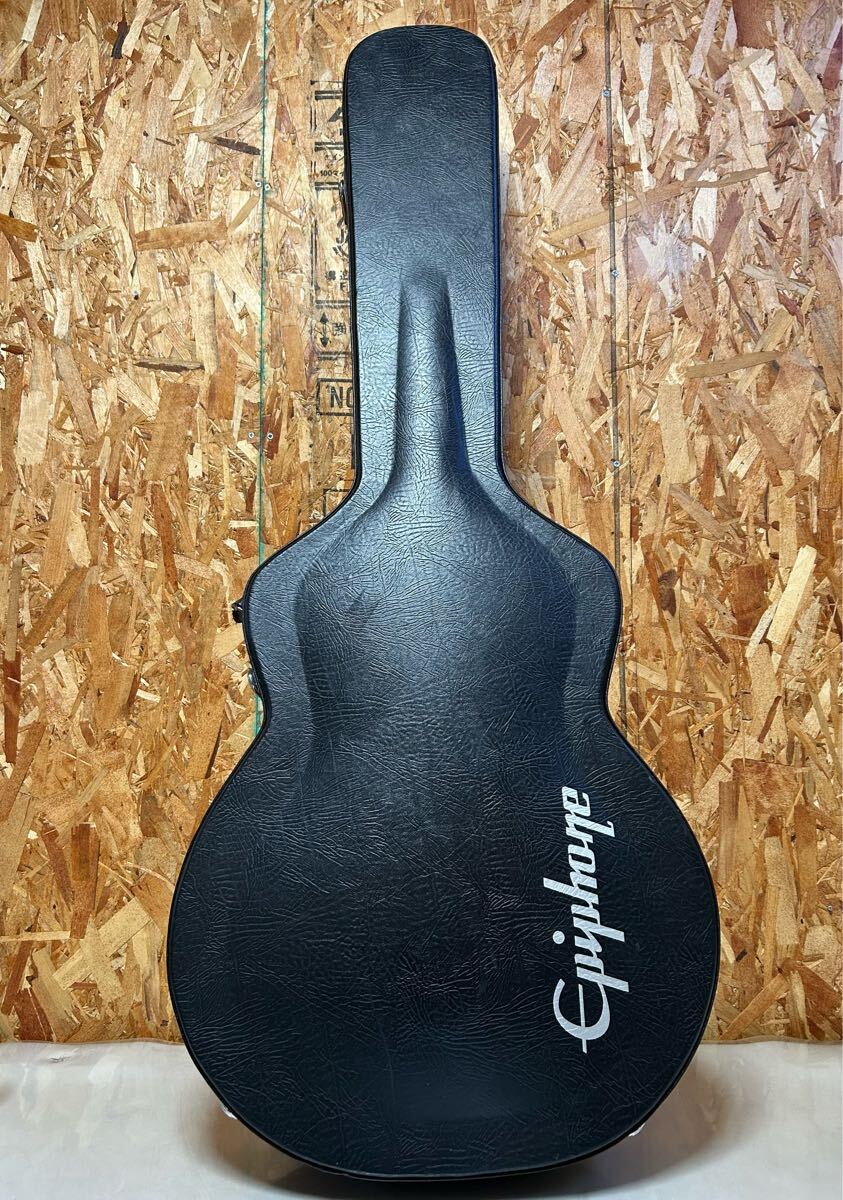 KS109】EPIPHONE エピフォン　ギター　ハードケース　ギターケース　楽器　バンド　音楽　ギター　ブラック