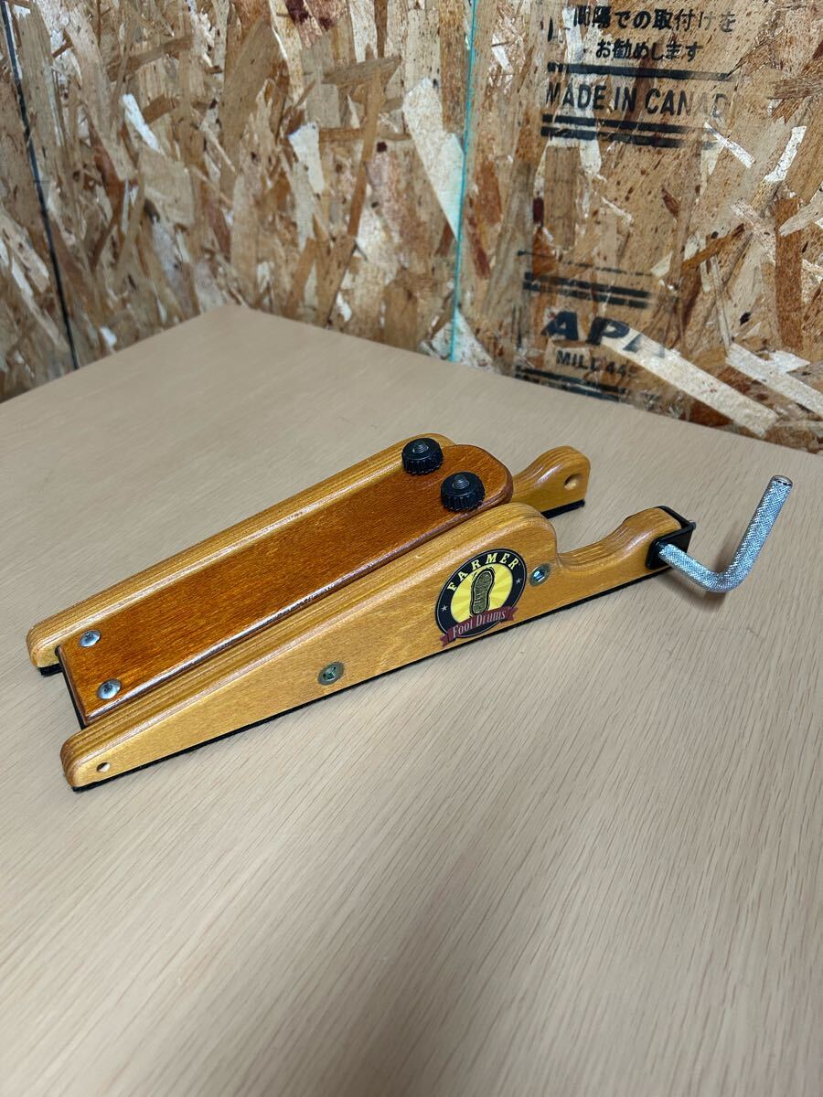 O950】Foot Drums フットドラム　ドラム　パーカッション　演奏　打楽器　バンド　木製