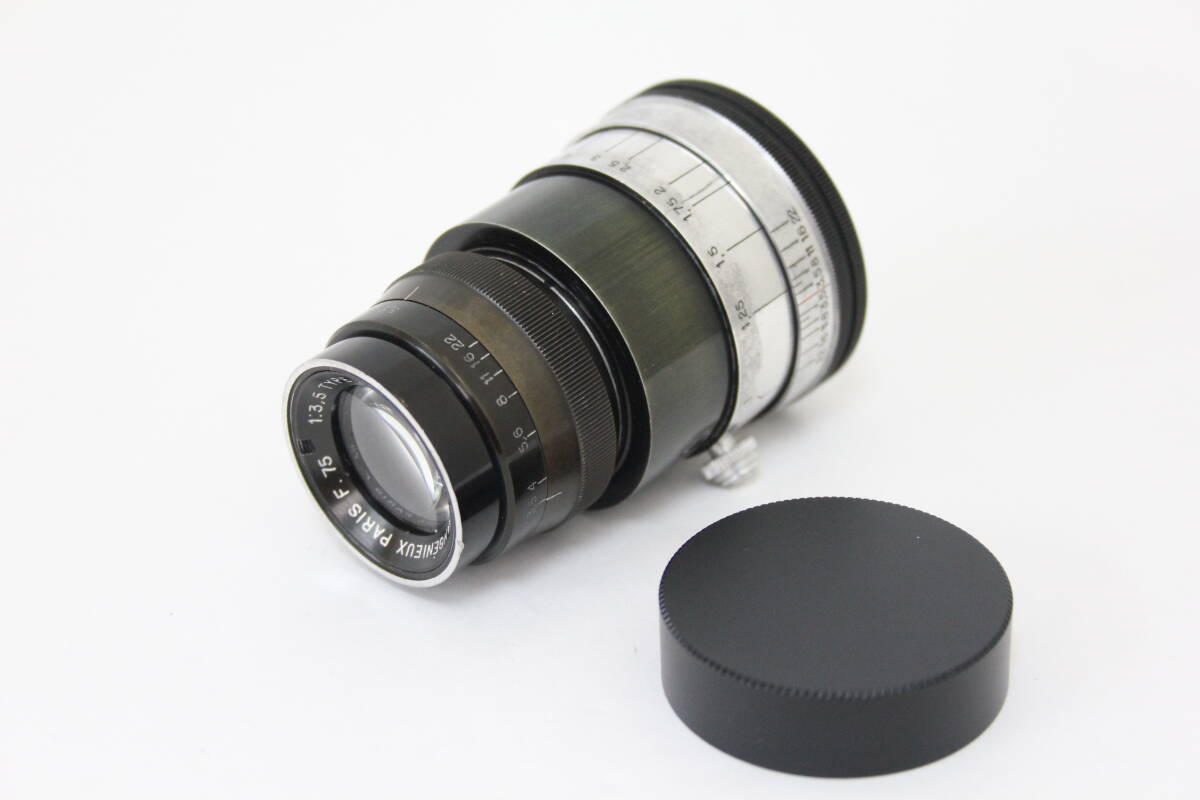 【返品保証】 【希少】 アンジェニュー P.Angenieux Paris Type Z3 75mm F3.5 ライカLマウントレンズ M3398
