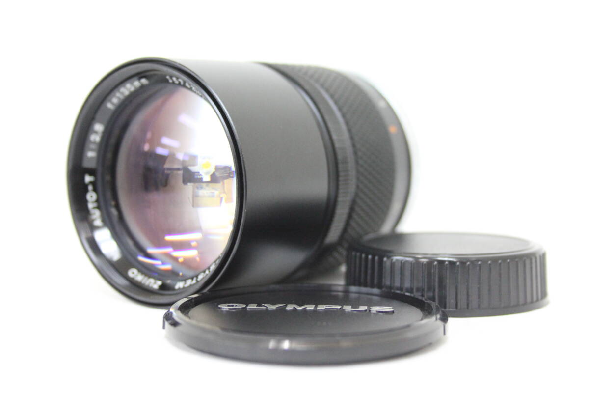 【返品保証】 オリンパス Olympus OM-SYSTEM ZUIKO MC AUTO-T 135mm F2.8 前後キャップ付き レンズ M3532