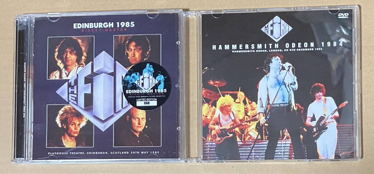 中古CD THE FIRM / EDINBURGH 1985 (2枚組CD)　シリアル・ナンバー入りステッカー付の初回限定盤