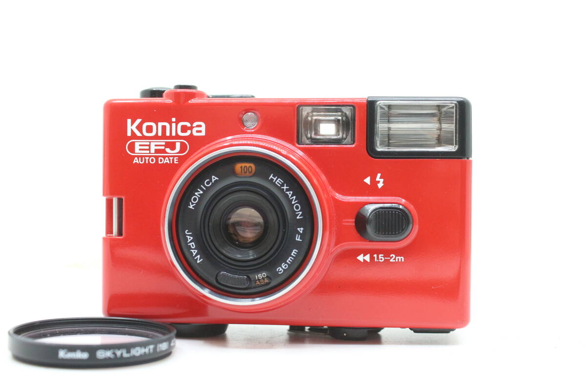 ★良品★KONICA コニカ EFJ AUTO DATE 36mm F4 コンパクトフィルムカメラ！！ 動作品！ OK7420
