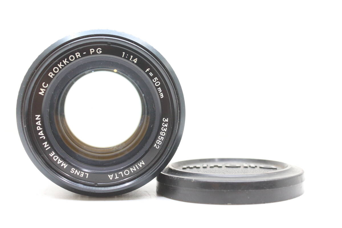 ★良品★MINOLTA ミノルタ MC ROKKOR-PG 50mm F1.4 ミノルタ王道！標準レンズ！ OK7403