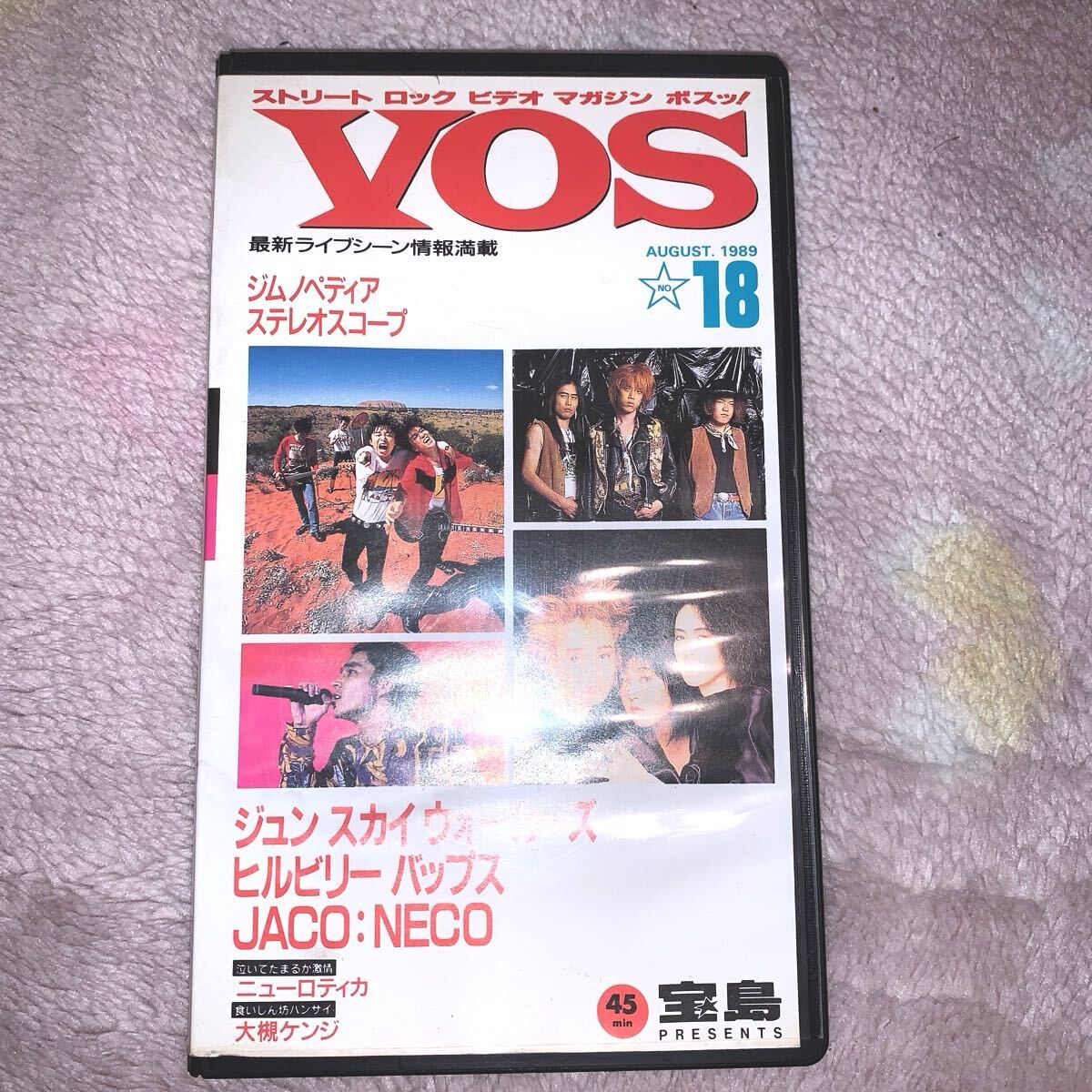 【動作確認済み】宝島 VOS NO18 ジュンスカイウォーカーズ ヒルビリーバップス JACO:NECO ニューロティカ 大槻ケンヂ