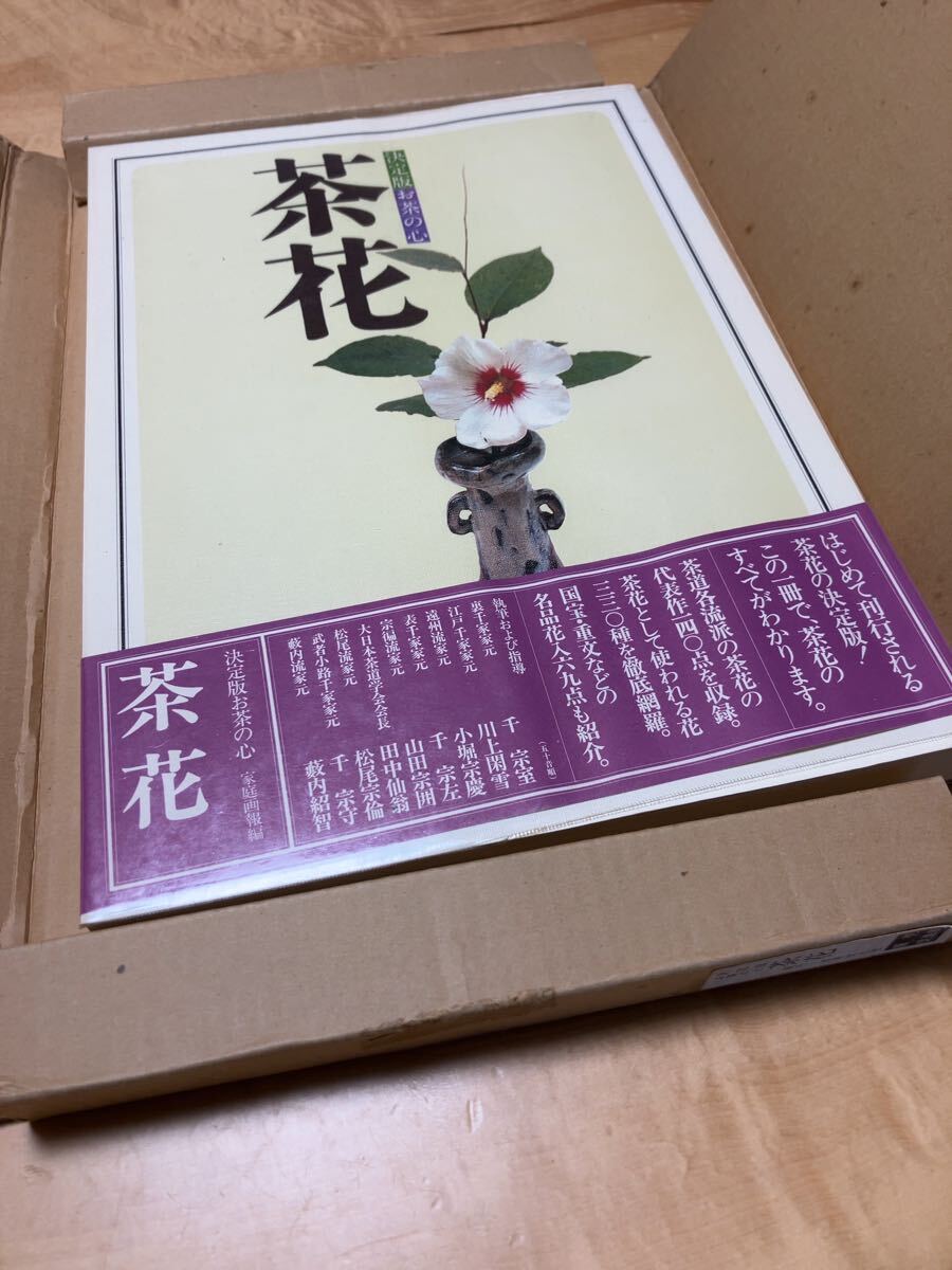 決定版お茶の心　茶花　家庭画像・編　世界文化社　中古本　函入り　箱入り